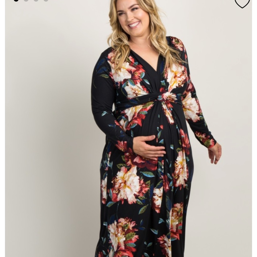 PinkBlush Maternity Floral Maxi Dress